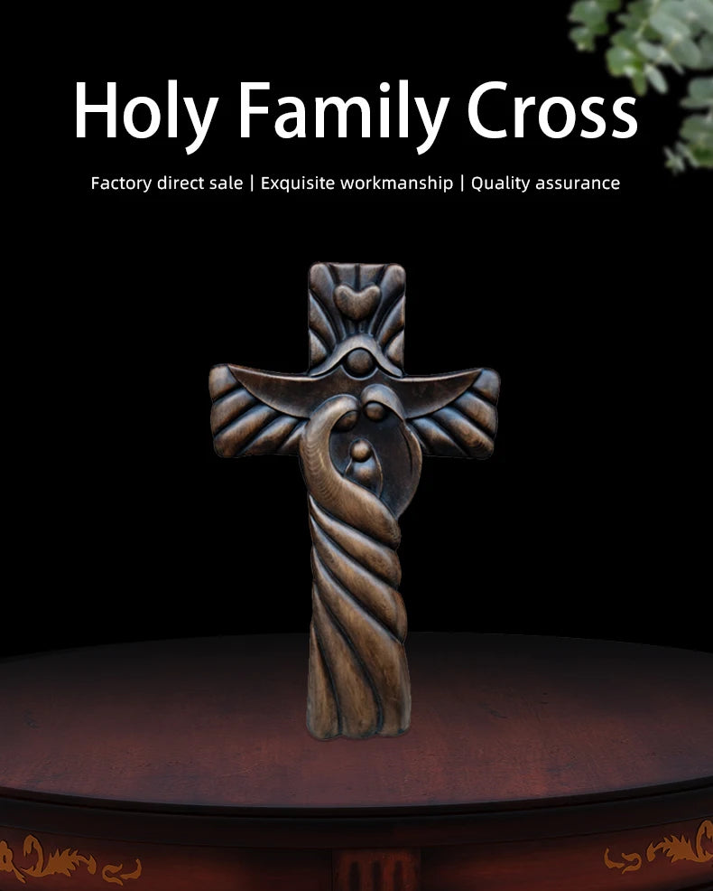 Wooden Cross of Eternal Embrace