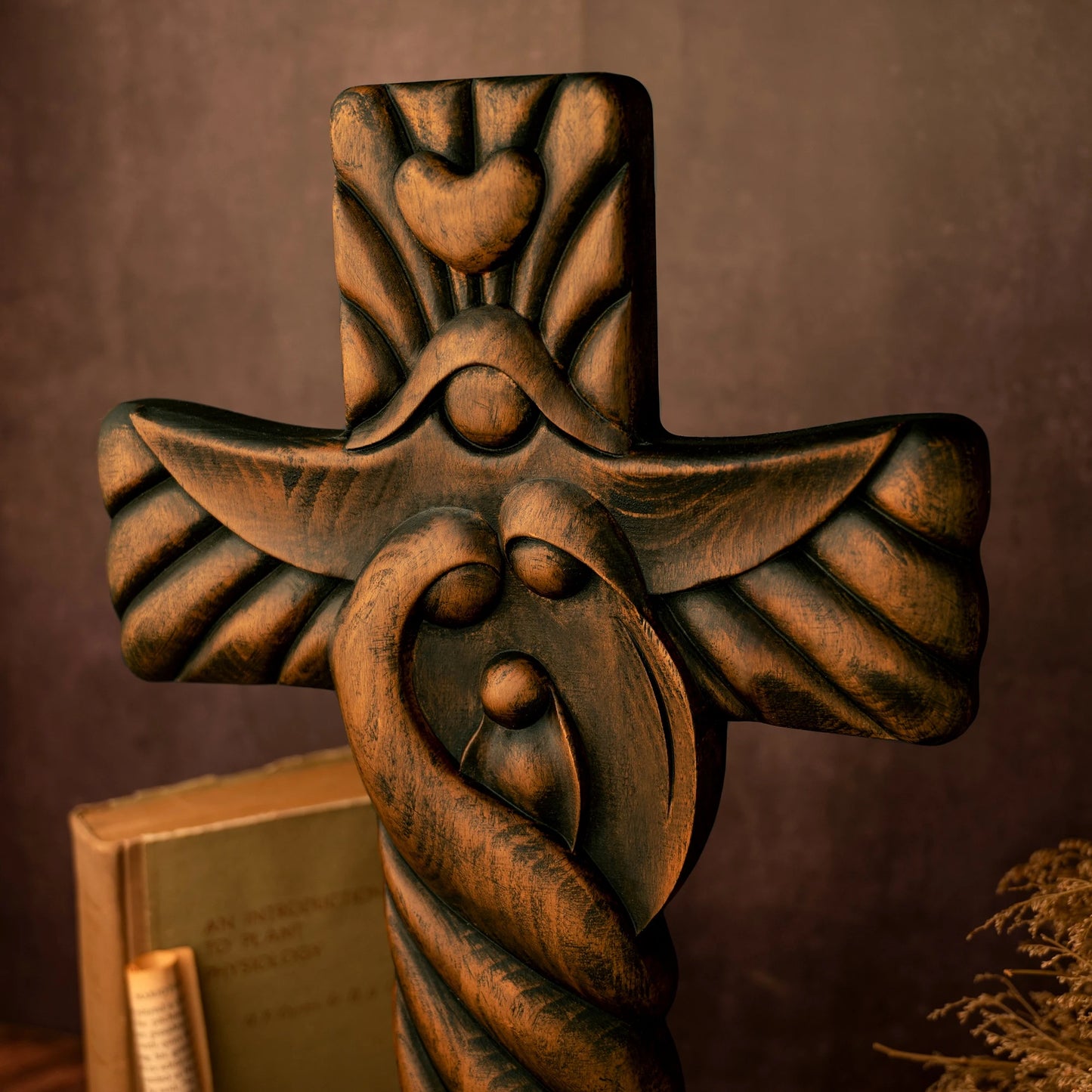 Wooden Cross of Eternal Embrace