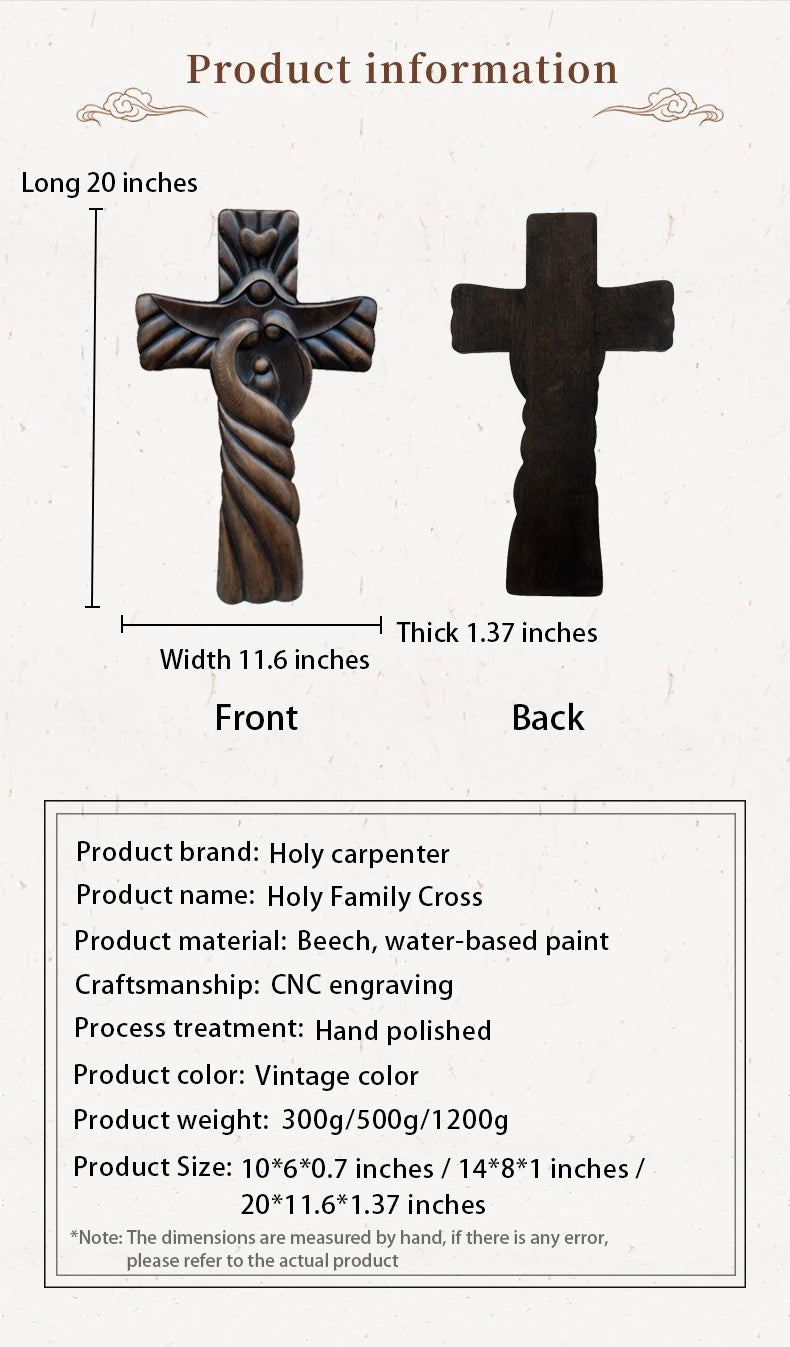 Wooden Cross of Eternal Embrace