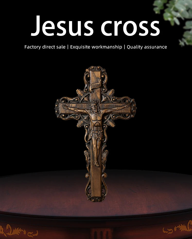 Sacred Wooden Cross of Divine Redemption