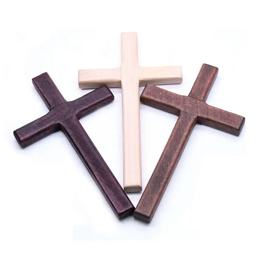 Wooden Wall Cross – Simple Testament of Faith