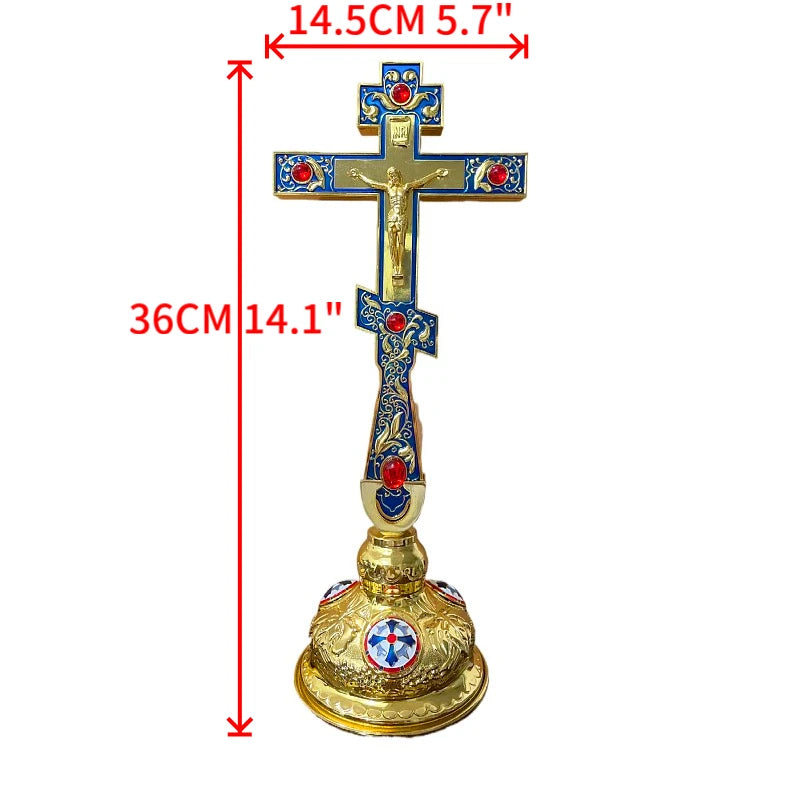 Σταυρός Αγίας Τραπέζης σταυρός ευλογίας Holy Table Cross Jesus Cross Christian Orthodox Church Utensils Catholic Decor Religious