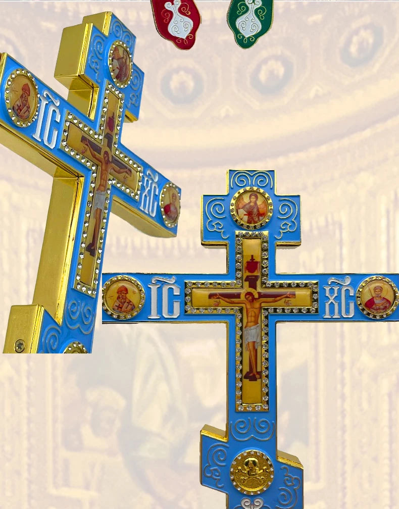 Holy Cross Jesus Crucifix Orthodox Cross Church Decoration Christian Decor Russian Orthodox Church Supplies крестик православный