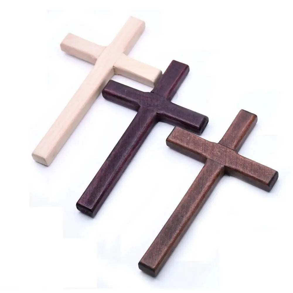 Wooden Wall Cross – Simple Testament of Faith