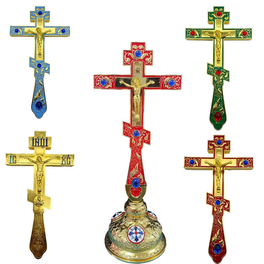 Jesus Christ Wall Crucifix Orthodox Cross Religious Escapularios Religiosos Church Decoration Religious Gifts cruces colgante