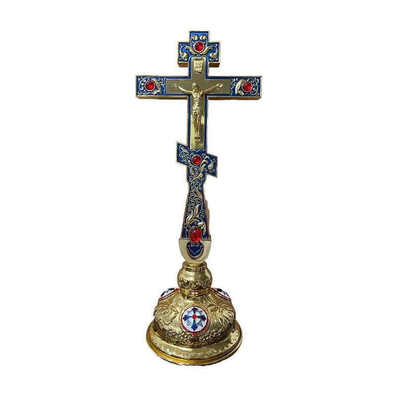 Σταυρός Αγίας Τραπέζης σταυρός ευλογίας Holy Table Cross Jesus Cross Christian Orthodox Church Utensils Catholic Decor Religious