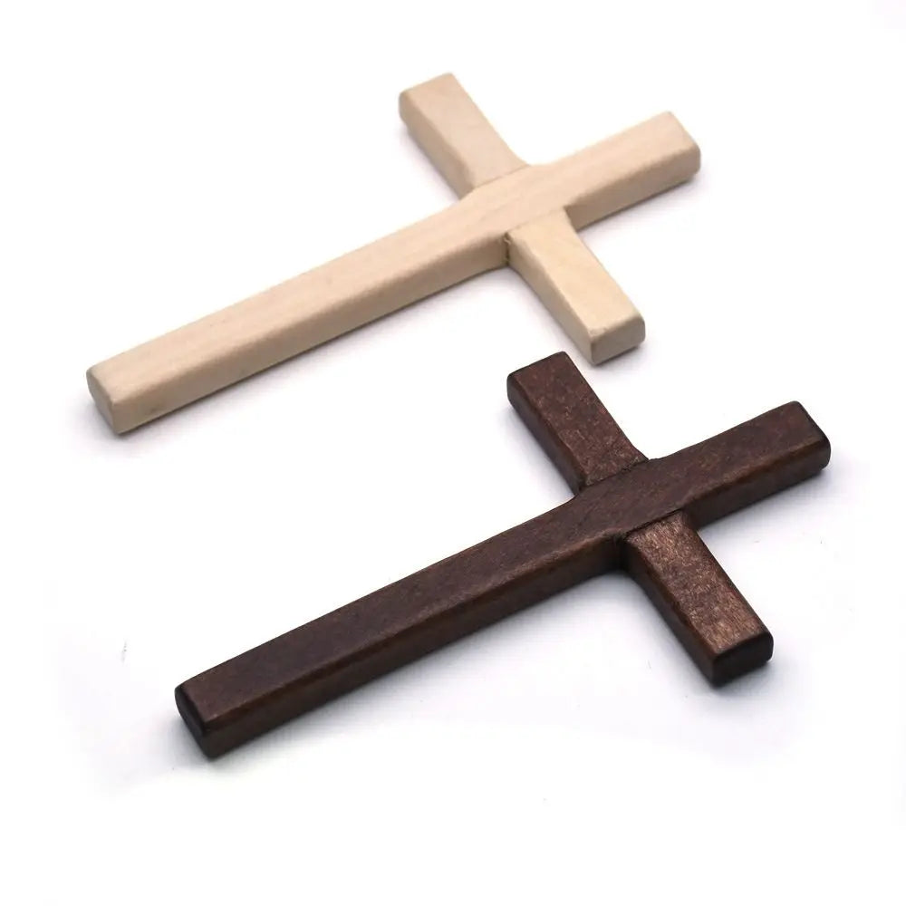 Wooden Wall Cross – Simple Testament of Faith