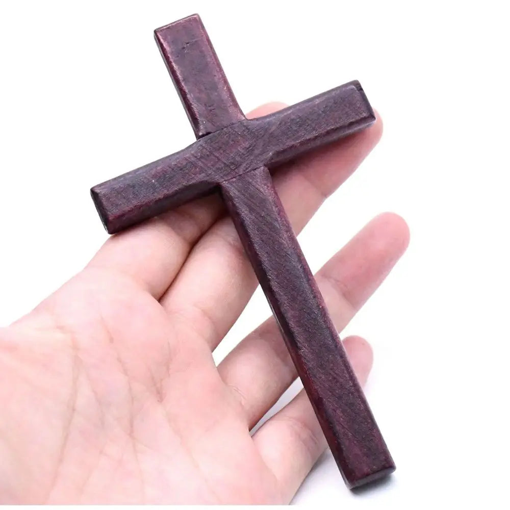 Wooden Wall Cross – Simple Testament of Faith