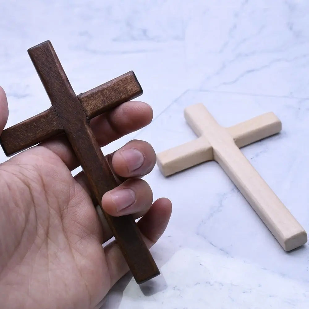 Wooden Wall Cross – Simple Testament of Faith