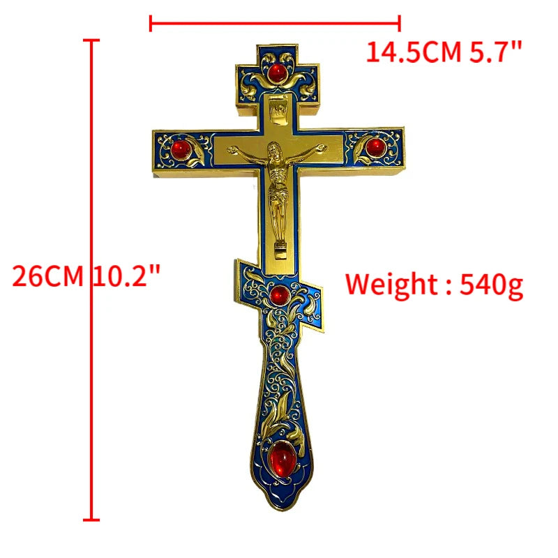 Σταυρός Αγίας Τραπέζης σταυρός ευλογίας Holy Table Cross Jesus Cross Christian Orthodox Church Utensils Catholic Decor Religious