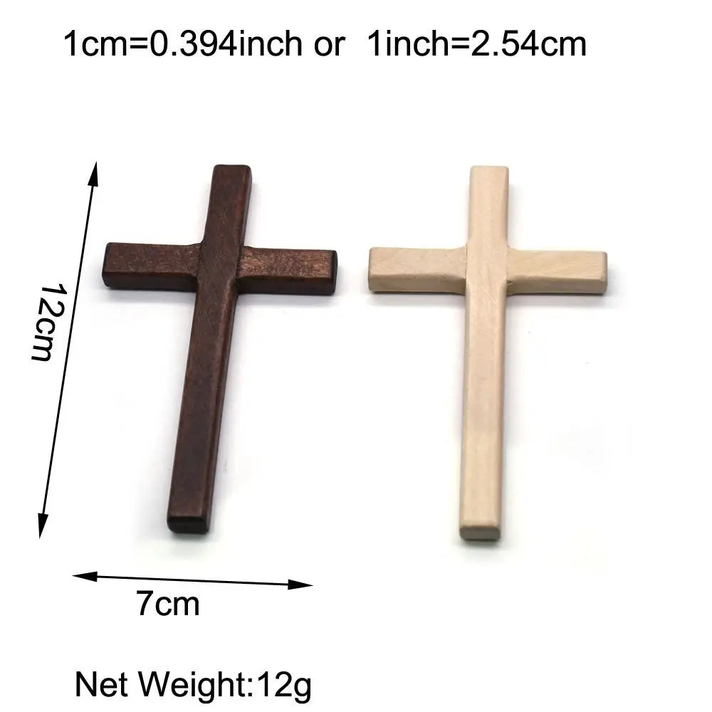 Wooden Wall Cross – Simple Testament of Faith