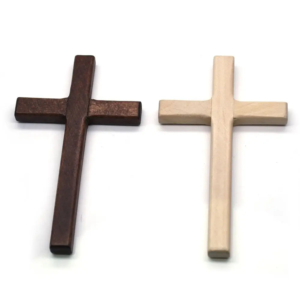 Wooden Wall Cross – Simple Testament of Faith