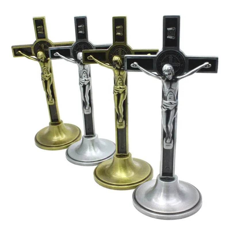 The Sacred Path Standing Crucifix: Symbols of Eternal Grace