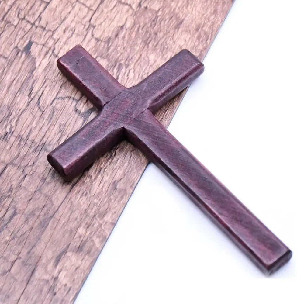 Wooden Wall Cross – Simple Testament of Faith