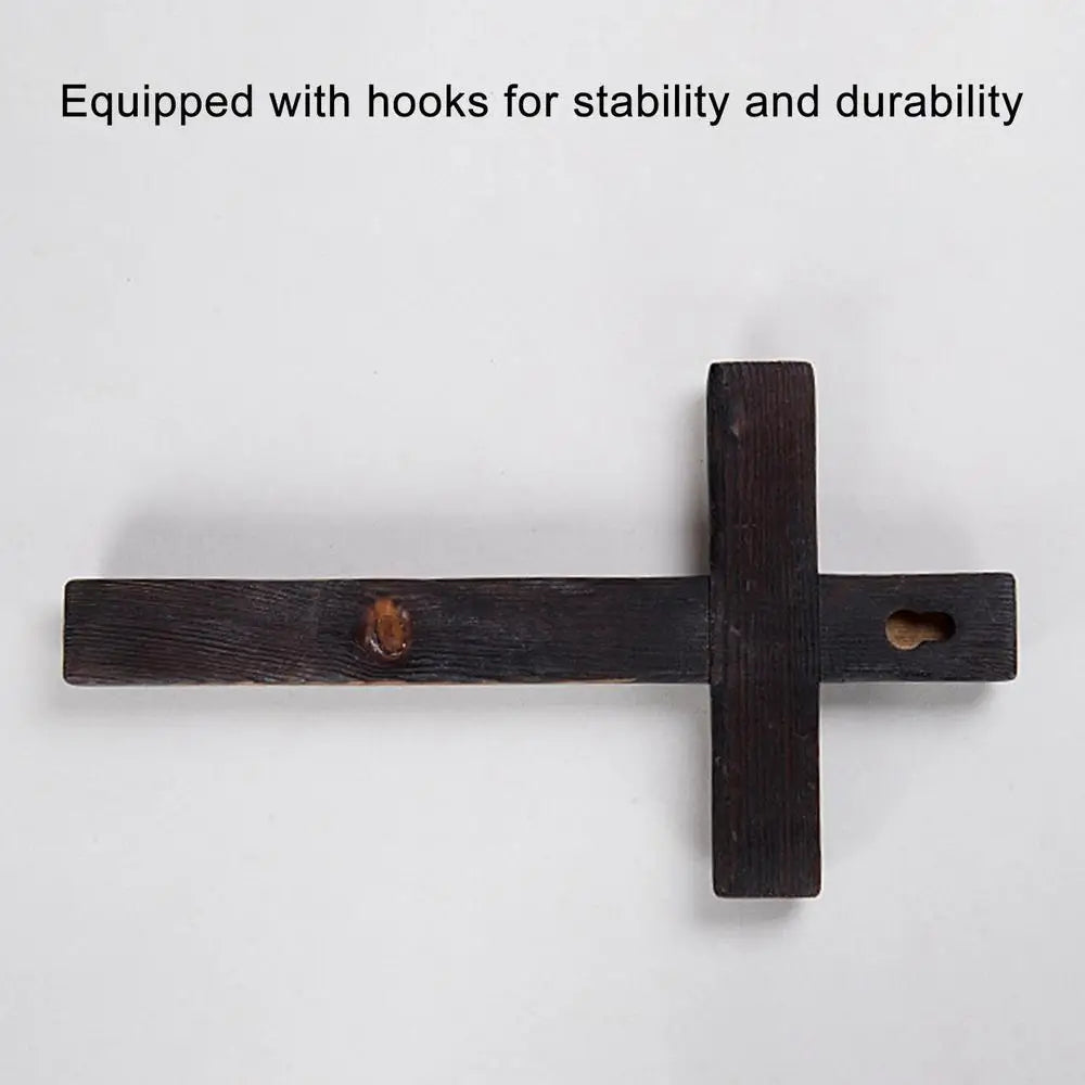 Handcrafted Wooden Cross of Simple Faith