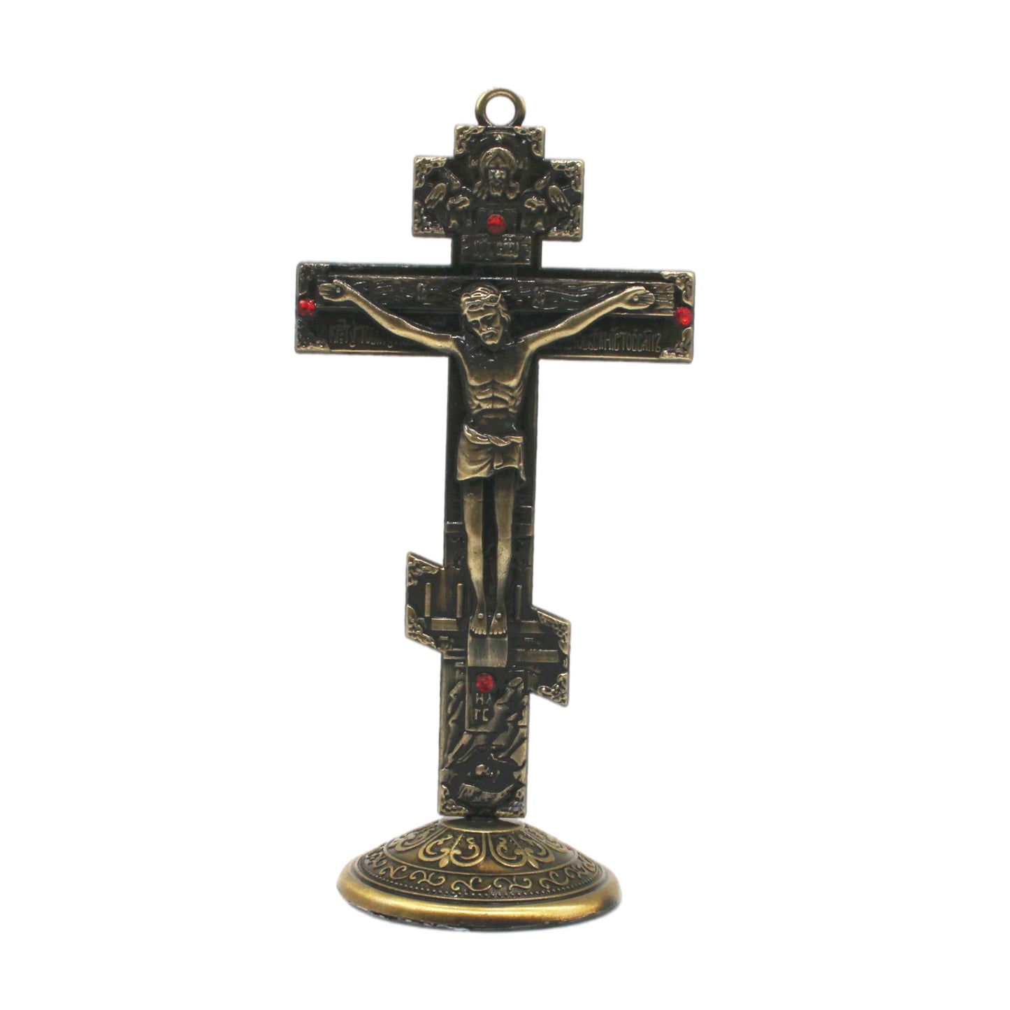 The Sanctified Alloy Crucifix with Divine Radiance