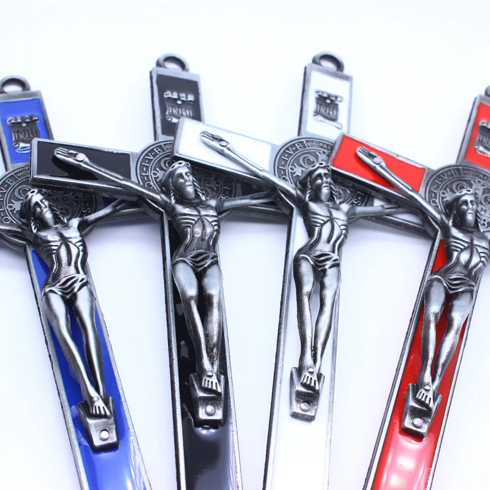 Sacred Colorful Alloy Crucifix Collection