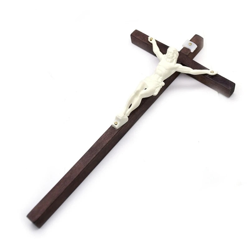 Wooden Crucifix with Metal Corpus – Symbol of Sacred Devotion