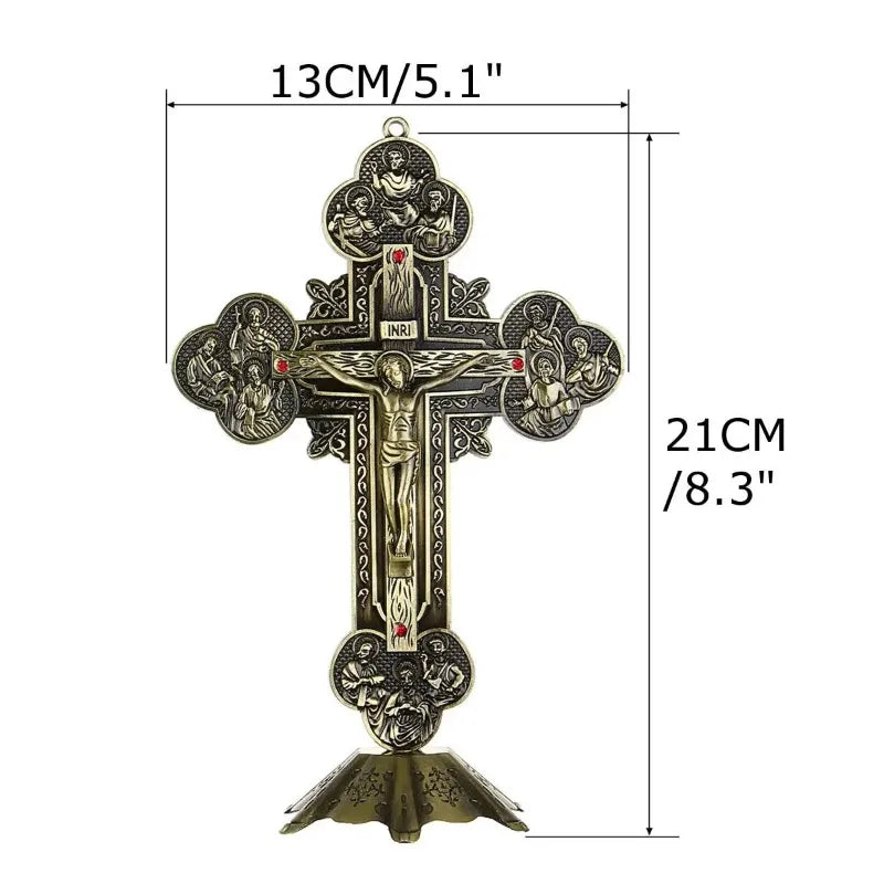 The Sacred Brass Cross of Divine Grace