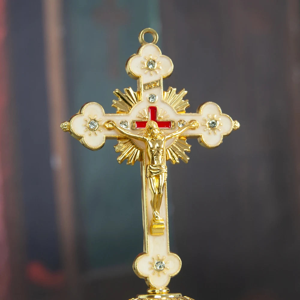 The Radiant Dawn Cross: A Sacred Beacon of Christ’s Love