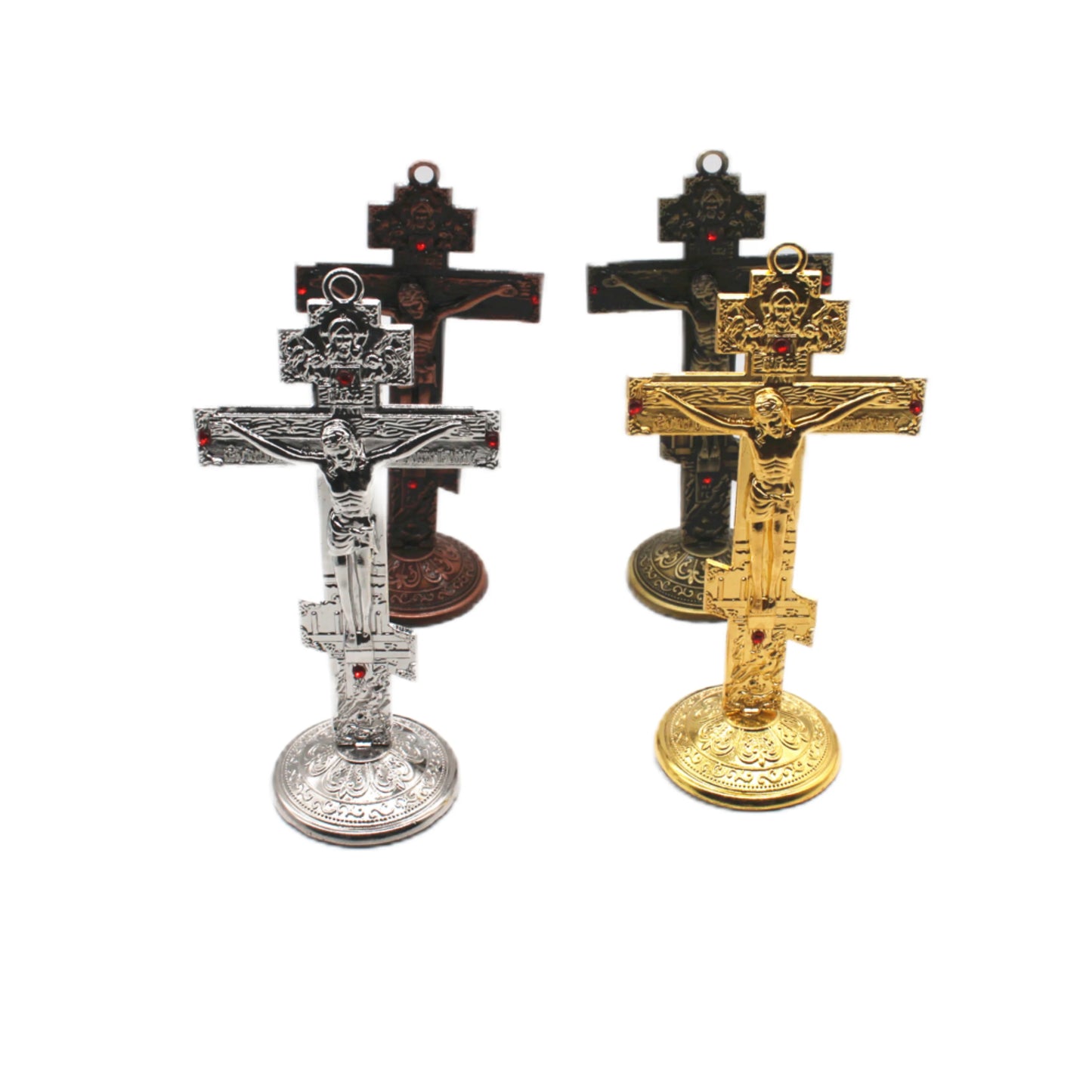 The Sanctified Alloy Crucifix with Divine Radiance