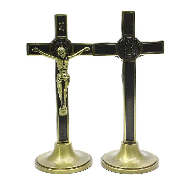 The Sacred Path Standing Crucifix: Symbols of Eternal Grace