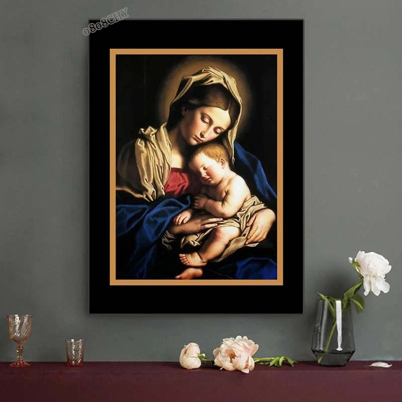 Heavenly Icons: Christ’s Journey Canvas Collection