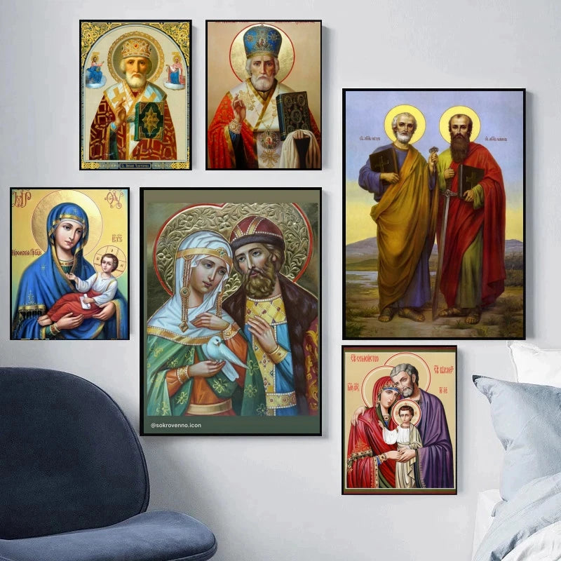 Sacred Icons: Divine Canvas Collection