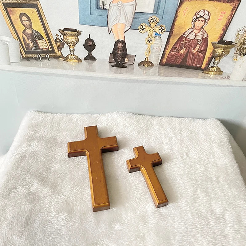 Sacred Wooden Cross of Faithful Simplicity