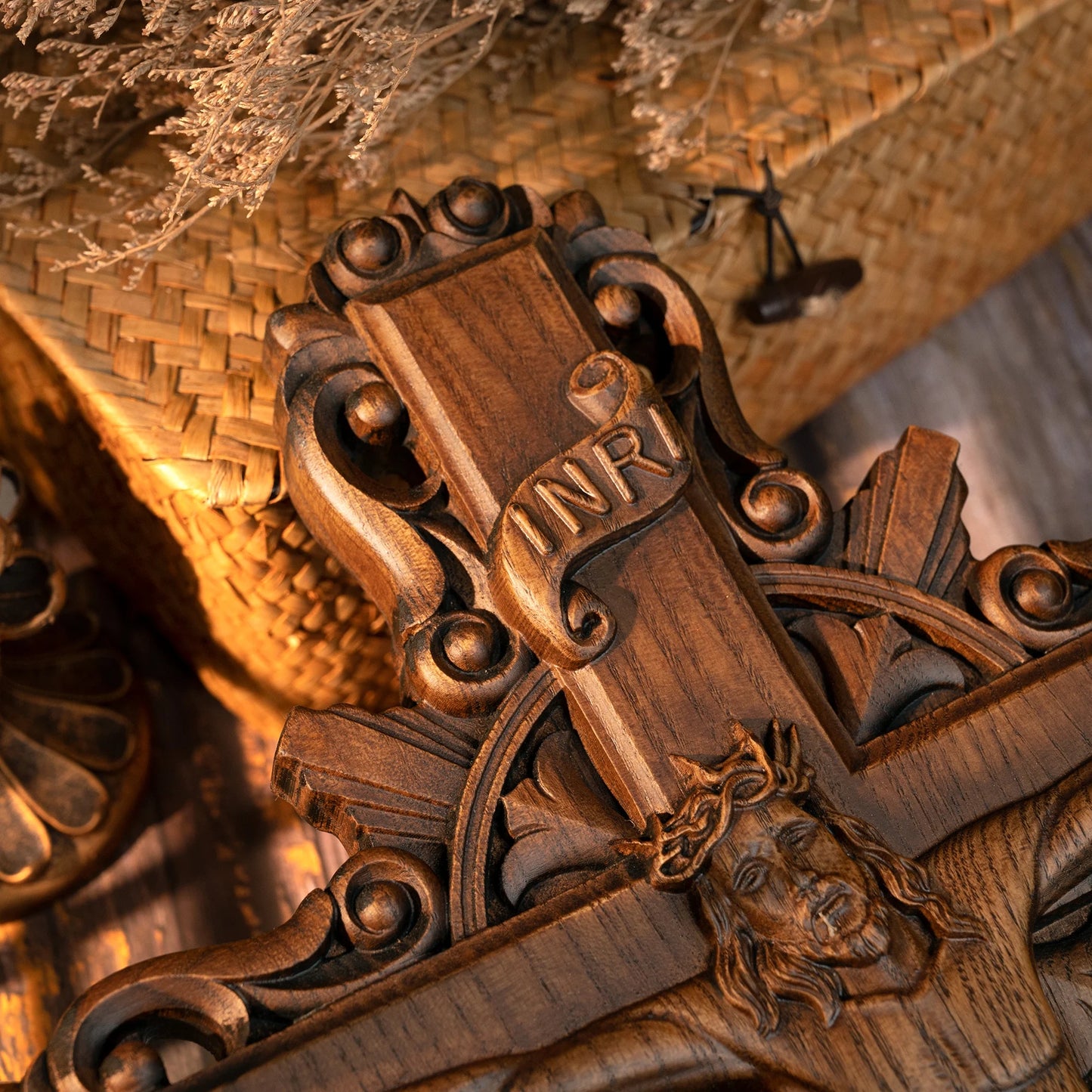 Sacred Wooden Cross of Divine Redemption