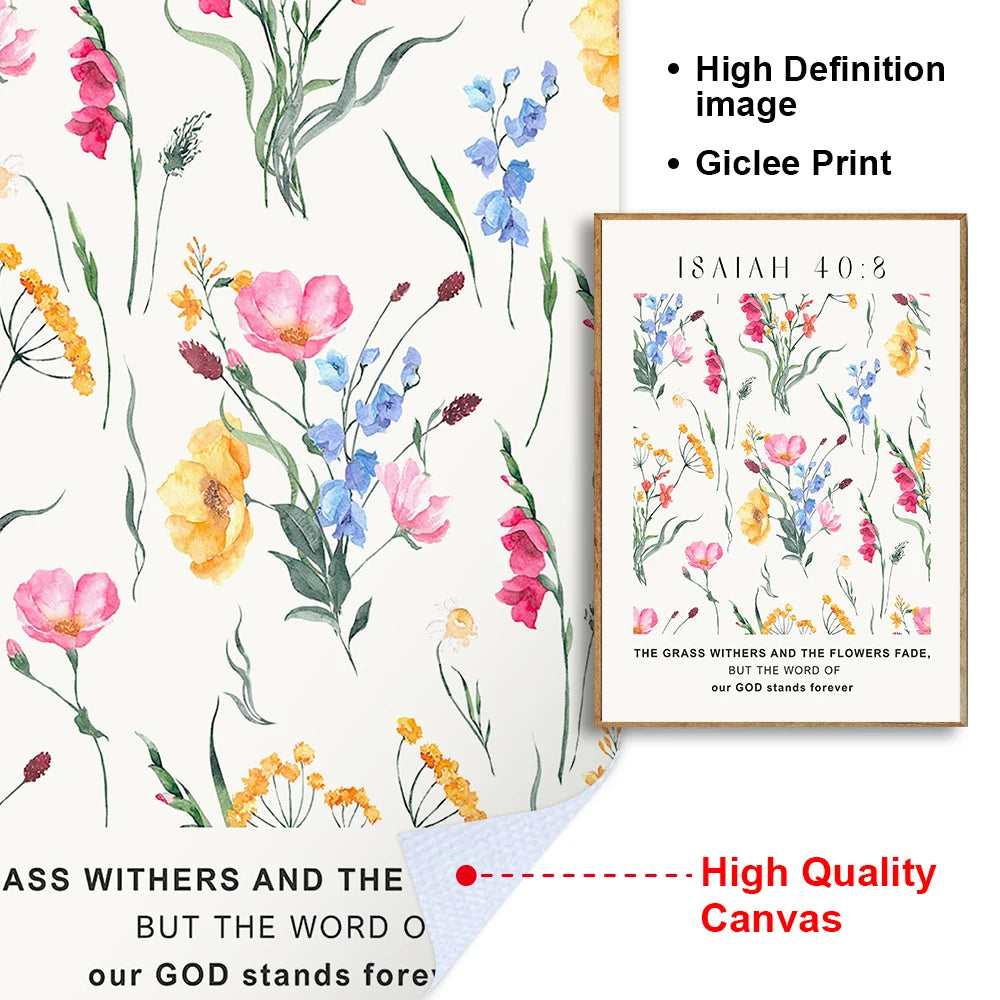 Scripture Verse Floral Collection