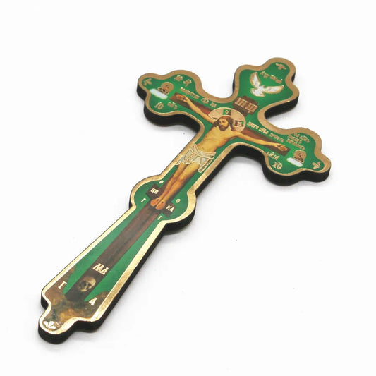 Antique-Inspired Orthodox Cross – Emblem of Faith and Tradition