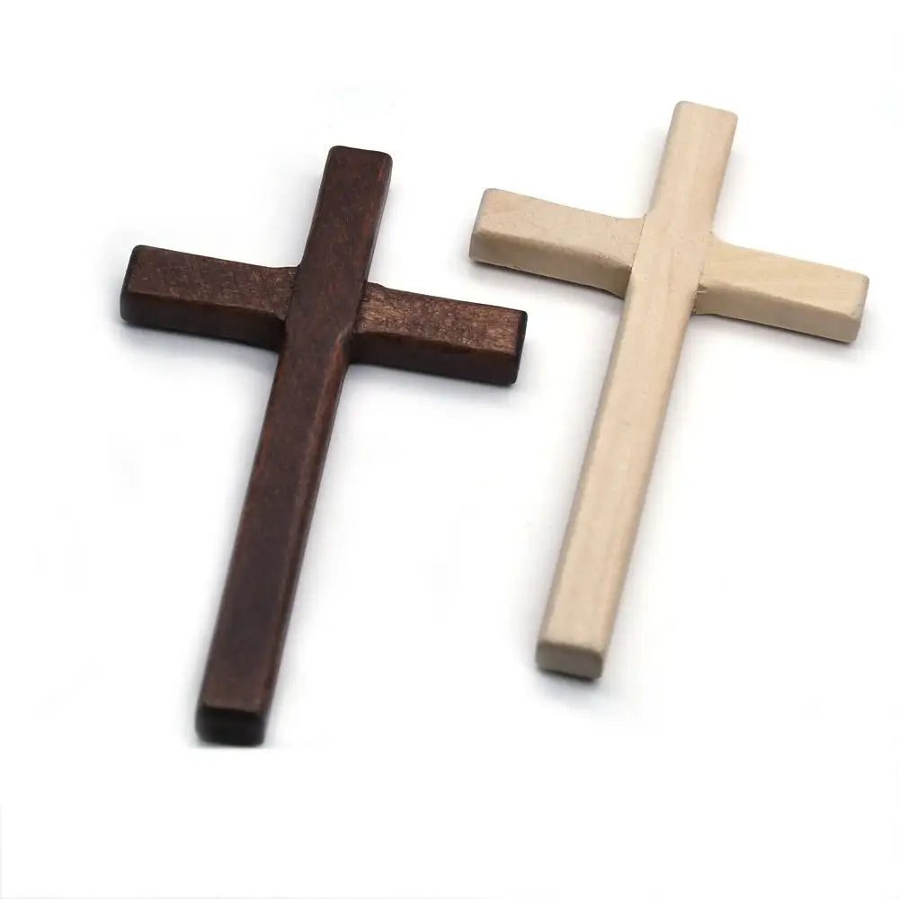 Wooden Wall Cross – Simple Testament of Faith