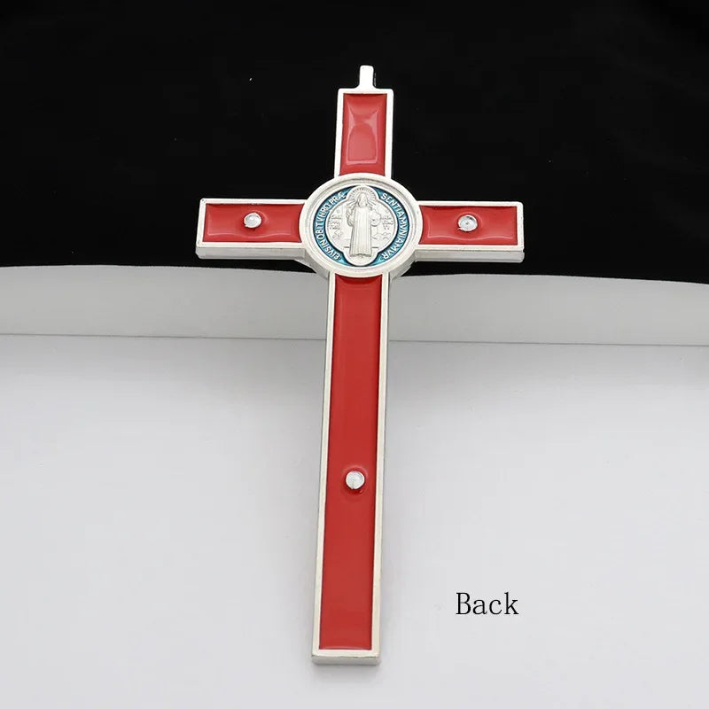 The Sacred Alloy Crucifix with Vibrant Hues