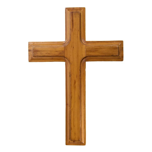 Simple Wooden Cross of Faith