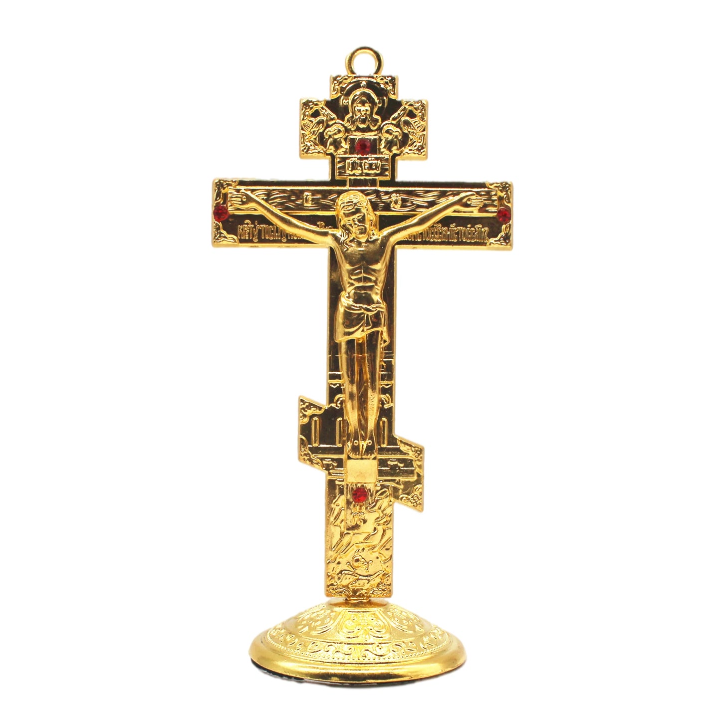 The Sanctified Alloy Crucifix with Divine Radiance