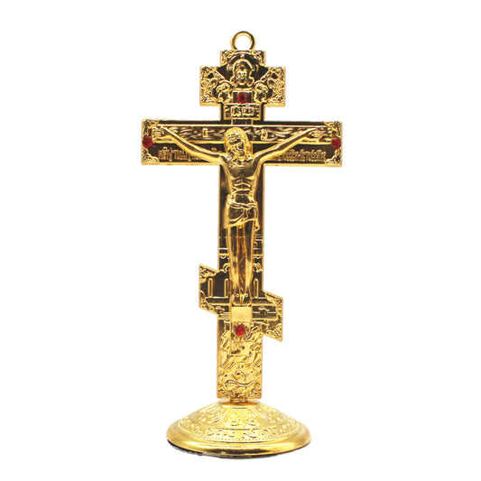 The Sanctified Alloy Crucifix with Divine Radiance