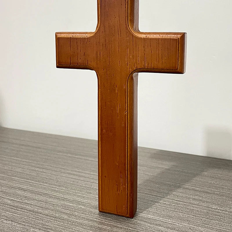 Sacred Wooden Cross of Faithful Simplicity