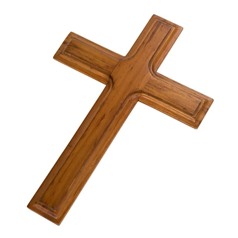 Simple Wooden Cross of Faith