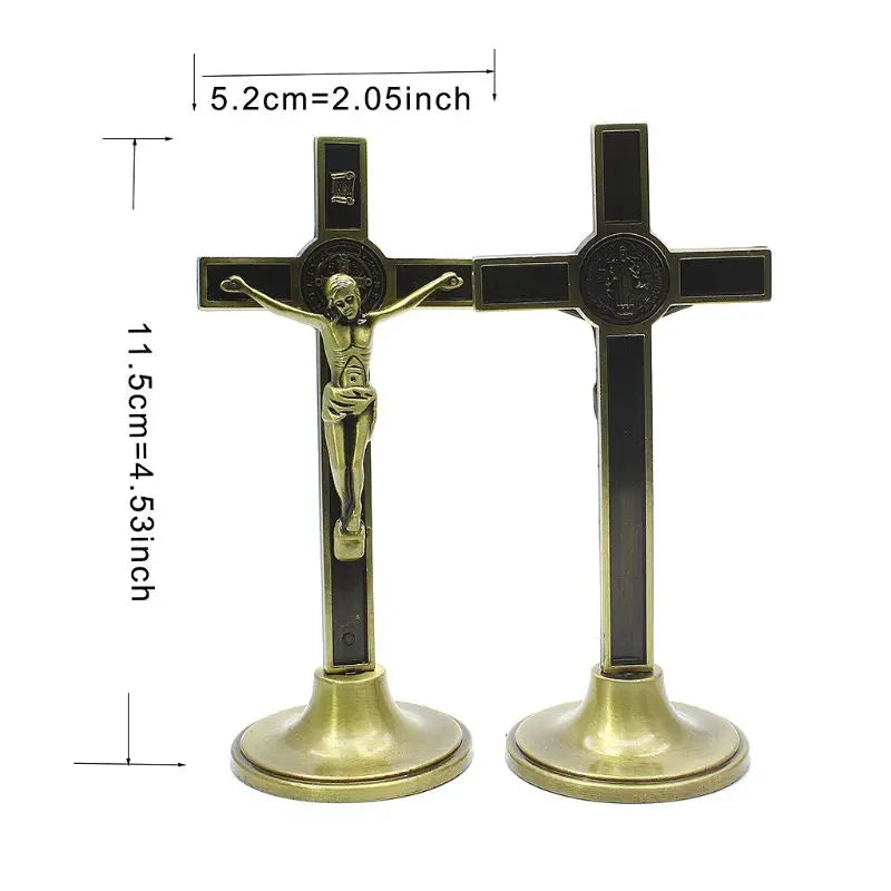 The Sacred Path Standing Crucifix: Symbols of Eternal Grace