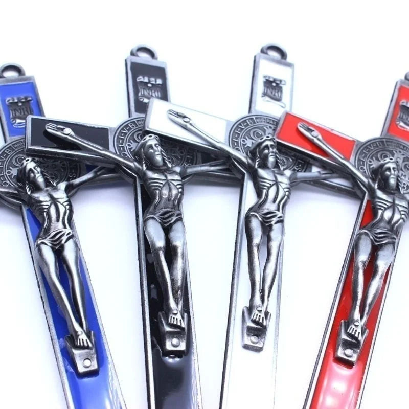 Sacred Colorful Alloy Crucifix Collection