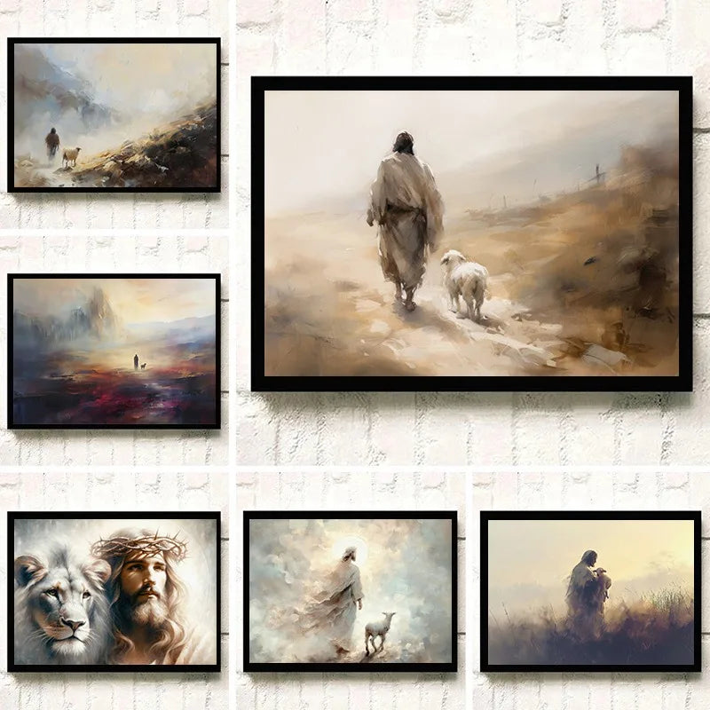 Divine Pathways: Canvas Collection