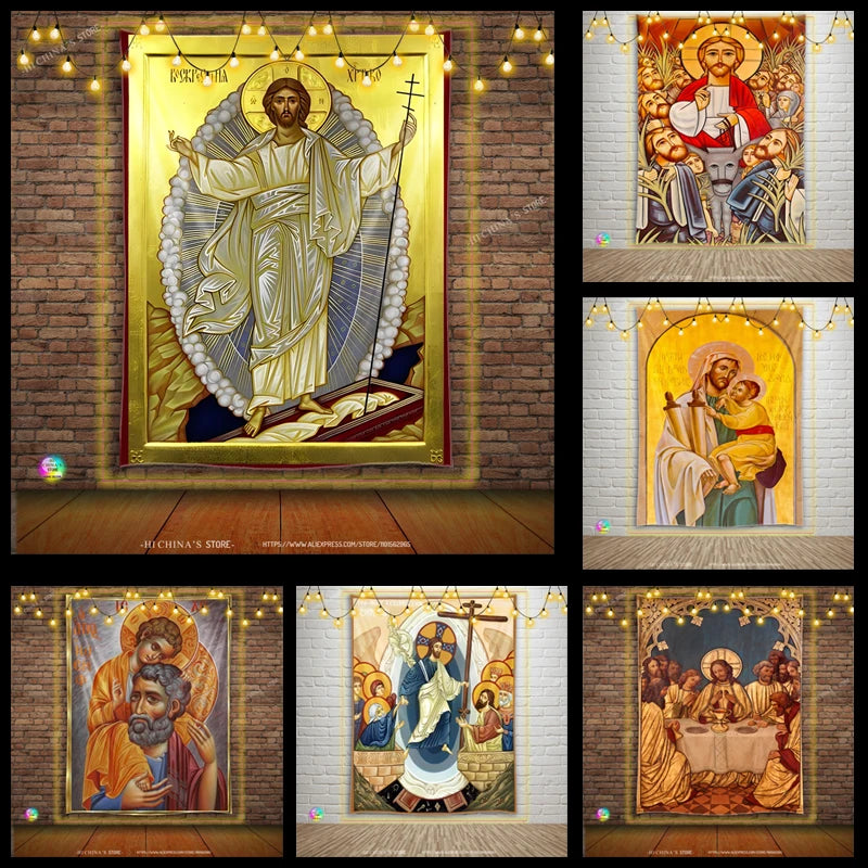 Icons of Faith: Divine Canvas Collection