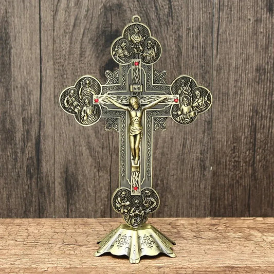 The Sacred Brass Cross of Divine Grace