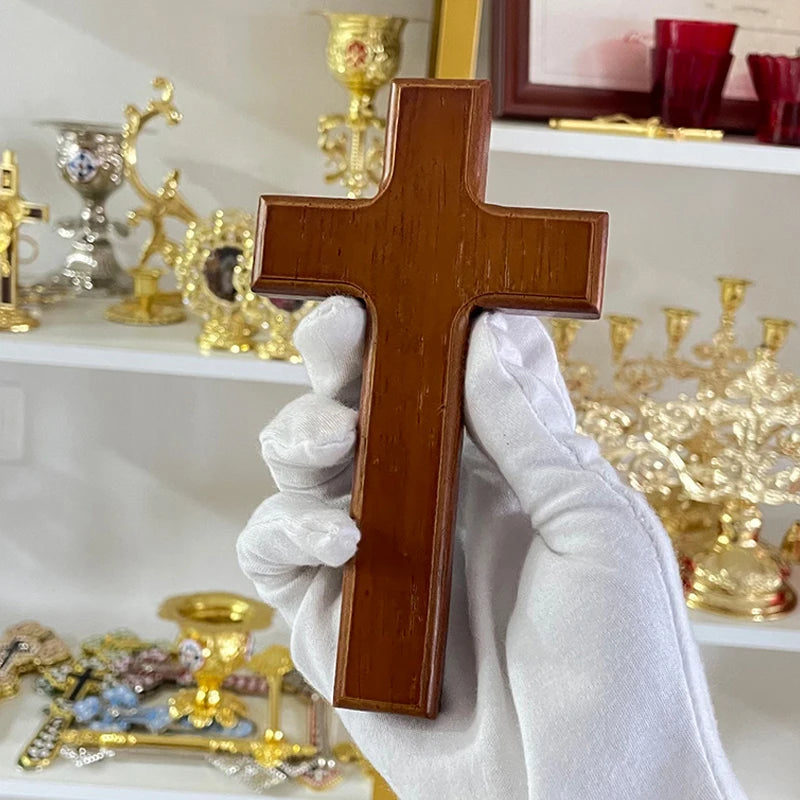 Sacred Wooden Cross of Faithful Simplicity