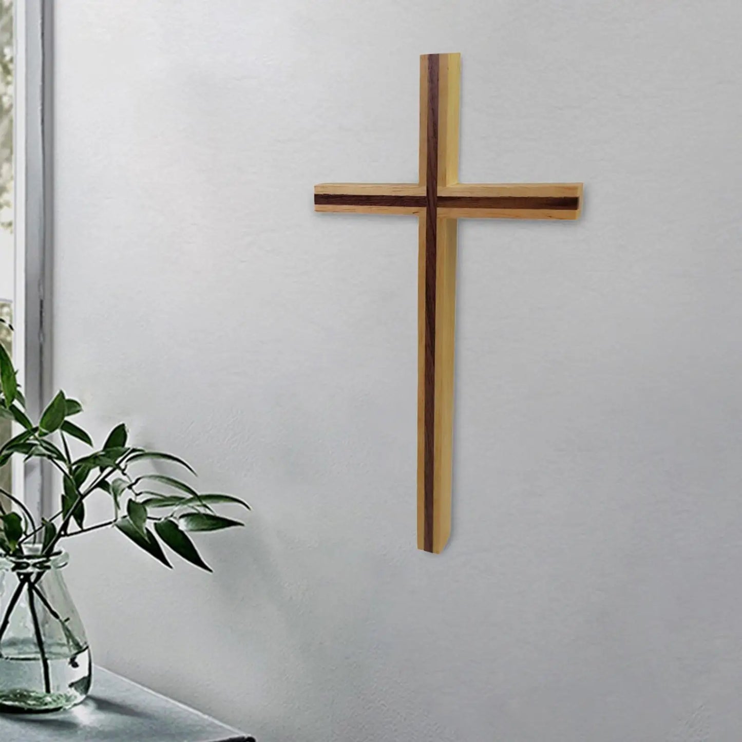 Minimalist Wooden Wall Cross