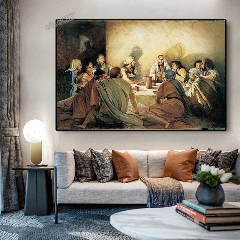 Heavenly Icons: Christ’s Journey Canvas Collection